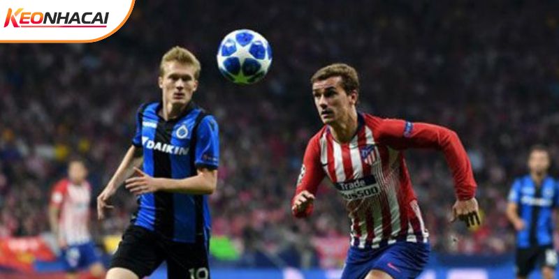 Club Brugge vs Atl Madrid không quá chênh lệch