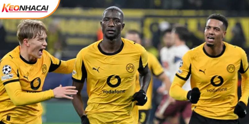 Dortmund vs Atalanta đều có 1 lần đánh bại đối thủ